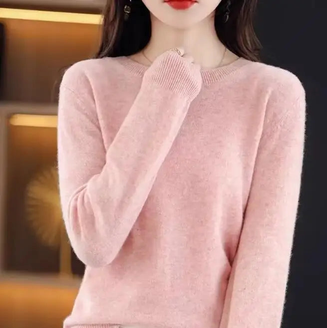 OZER22 ST71 Women O-neck Autumn Winter Warm Casual T-shirt Spring T Shirt Tops